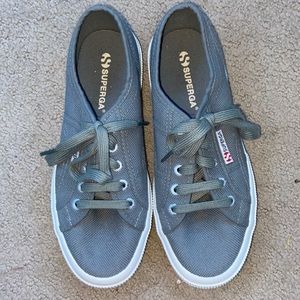 gray superga sneakers